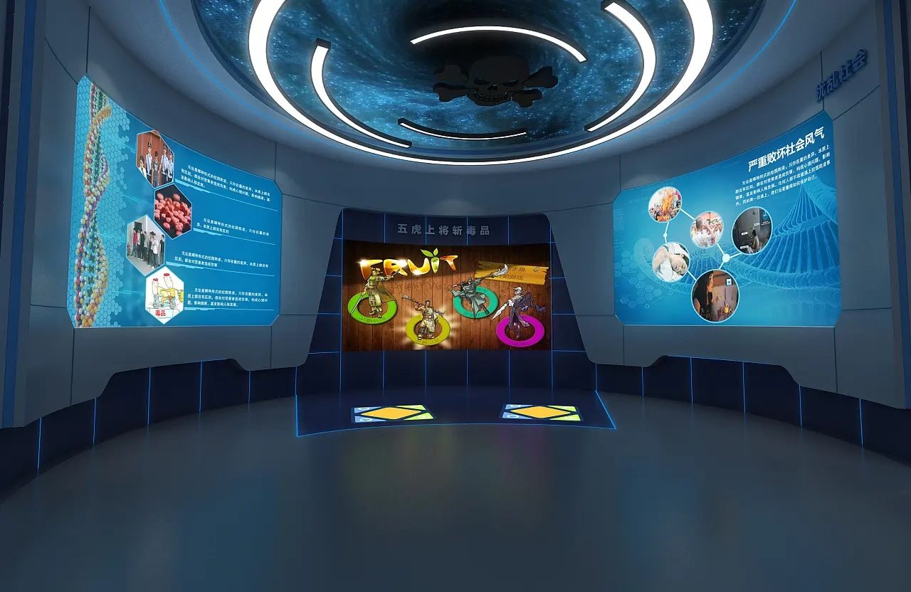 展廳設計中的不同區(qū)域劃分